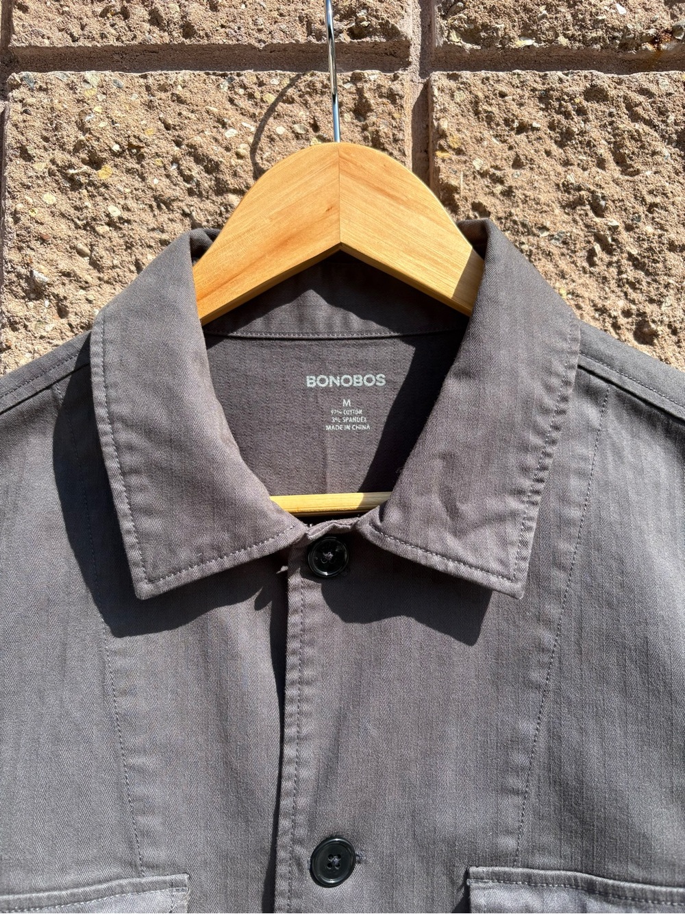 Bonobos Men's Charcoal Gray Utility Jacket - Picture 2 of 12